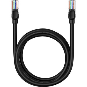 Baseus Мрежов кръгъл кабел Baseus RJ45, Cat. 5, 2 м B00133206111-03 - черен (B00133206111-03_VZ)