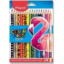 Maped Color´Peps Animals trojhranné farbičky 18 ks v kartónovom obale