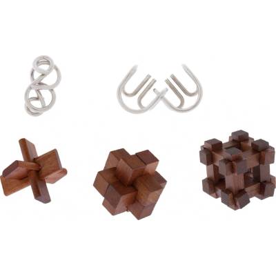 PROFESSOR PUZZLE Great Minds sada 5 hlavolamů