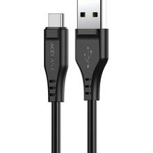 Acefast C3-04 USB – USB typ C, 3A, 1,2m, černý