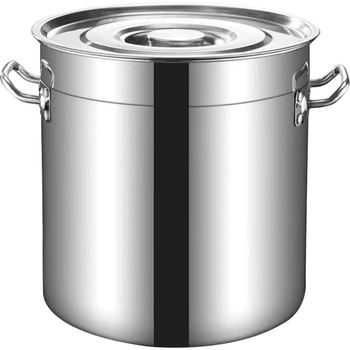 Rosberg Казан с капак Rosberg R51211C40, 50 л, 40х40 см, Инокс (R51211C40)