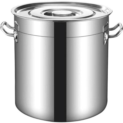 Rosberg Казан с капак Rosberg R51211C40, 50 л, 40х40 см, Инокс (R51211C40)