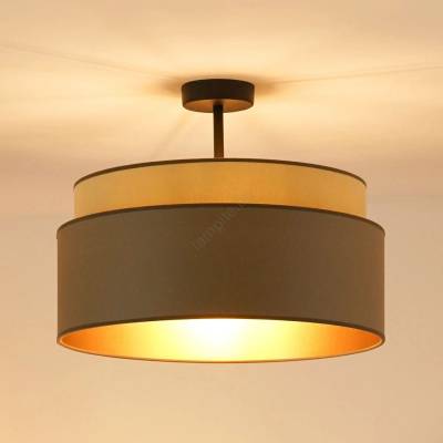 Brilagi - Плафон OREGON VEGE 1xE27/15W/230V, Ø 45 см, сив (BG1201)