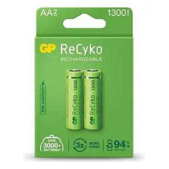 GP Batteries Акумулаторна Батерия R6 AA 130AAHC-EB2 1300mAh NiMH 2 бр. в опаковка GP (GP-BR-130AAHC-EB2)