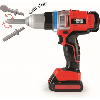 Smoby Black & Decker Vrtačka Aku Šroubovák