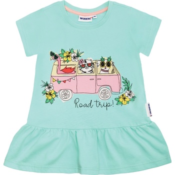 Winkiki dievčenské tričko Zelinkavá