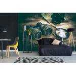 DIMEX ART Самозалепваща се флизелинова фототапета стар телескоп 375 x 250 см