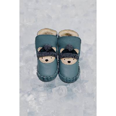 Donsje обувки за бебе от кожа Junus Booties Polar Bear (1041804)