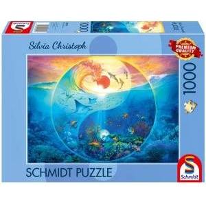 Schmidt Spiele Silvia Christoph: Yin & Yang Im Reich der Meerestiere (1000 Teile)