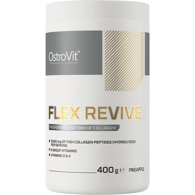 OstroVit Flex Revive | with Fish Collagen, Boswellia & Rose Hips [400 грама] Ананас