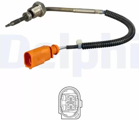 DELPHI Čidlo teploty výfukových plynů DF TS30146