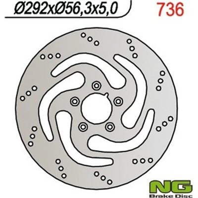 Přední brzdový kotouč NG Harley-Davidson 1450 TOURING FLHR / I ROAD KING 2000 - 2007 – Hledejceny.cz