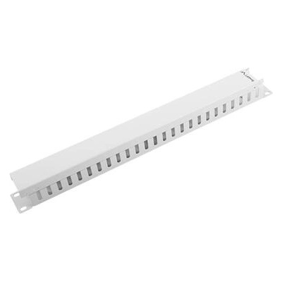 Lanberg 19" cable management panel type A 1U, grey (AK-1201-S)