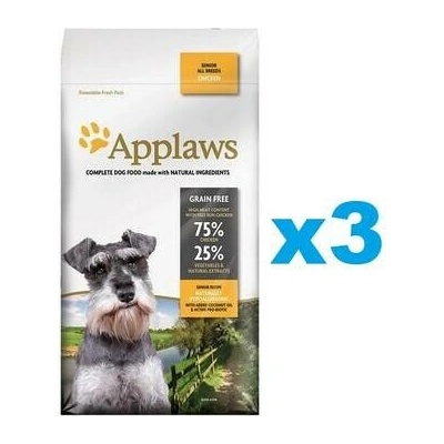 Applaws Senior All Breeds Chicken 3 x 2 kg