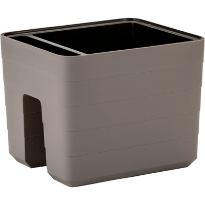 Plastia Samozavlažovací truhlík na zábradlí Berberis 30x26 cm béžový