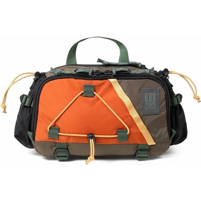 Topo Designs Mountain Hydro Hip Pack woodland/terracotta