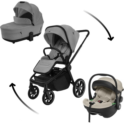 ZOPA Set Move Cross 5 + korba Move XL 5 + autosedačka 2025 Shade Grey