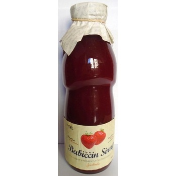 Nature Notea Babiččin sirup JAHODA 0,5 l