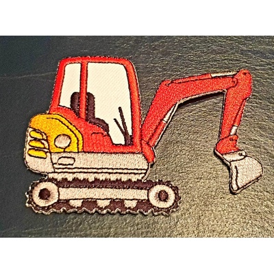 í Nažehlovací nášivky pro kluky Barva: bagr 6,5x8,5cm