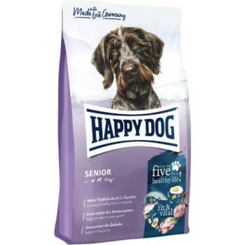 Happy Dog Fit & Vital - Senior - храна за възрастни кучета над 9 години, с пилешко и агнешко, билки, омега - 3 и омега - 6 мастни киселини и L- карнитин, 1 кг, Германия - 60768