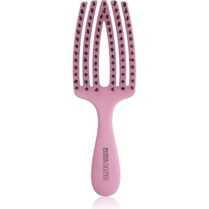 Olivia Garden Club The Nomad Detangling&Shine Fingerbrush плоска четка За коса Pink