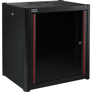 Mirsan Комуникационен шкаф Mirsan MR. WTN09U56.01, 19", 9U, 560mm, черен, за стена (MR.WTN09U56.01)