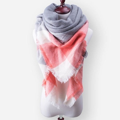 Blanket dámsky šál pončo orange