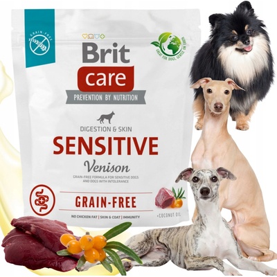 Brit Care Grain-free Sensitive Venison & Potato 1 kg
