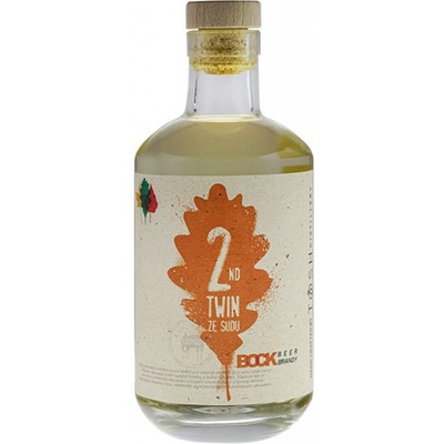 TWIN 2nd ze sudu Matured Beer brandy 46% 0,5 l (holá láhev)