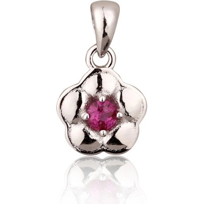JVD Dámský stříbrný přívěsek s rubínem SVLP0537SH2R100
