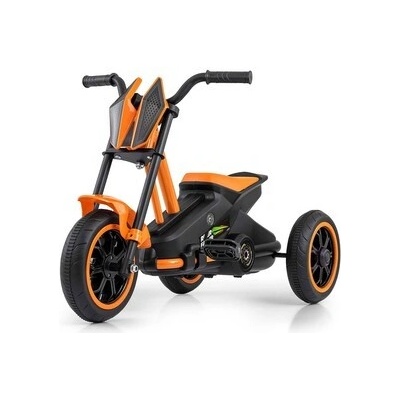Go-kart Milly Mally Dětská šlapací motokára Rider oranžová
