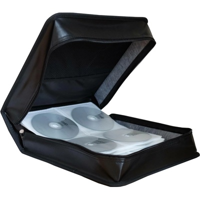 Pouzdro na CD/DVD COVER IT pouzdro na 200 CD/DVD zapínací černé (29039) – Zboží Mobilmania