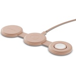 Satechi Безжично зарядно устройство Satechi OntheGo 3-in-1, Desert Rose - ST-QTG31R (ST-QTG31R)