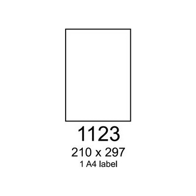 etikety RAYFILM 210x297 fotolesklé biele laser 170g R01161123B (50 list./A4) R0116.1123B