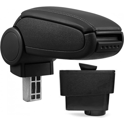 Pro. tec Fiat Grande Punto + EVO подлакътник, черен, еко кожа