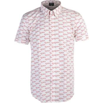 Image 1 of ROCK OFF Мъжка риза Queen - Logo - WHT - ROCK OFF - QUSHIRT02MW