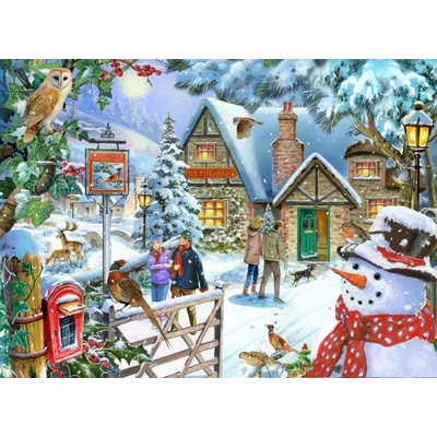 The House of Puzzles Snowmans View 1000 dielov