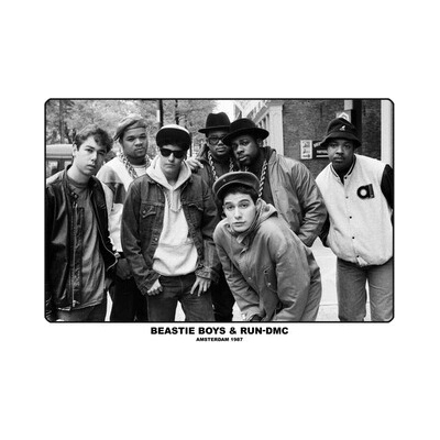 Plakát, Obraz - Beastie Boys / Run Dmc - Amsterdam 1987, 84 × 59.4 cm