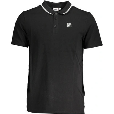 FILA Sportovní pánská polokošile Black
