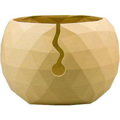 Pro Háčkování Miska na klubíčko LOW POLY XL Soft Linen