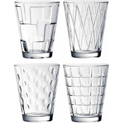 Villeroy & Boch Dressed Up Clear sada sklenic na vodu 4 x 310 ml
