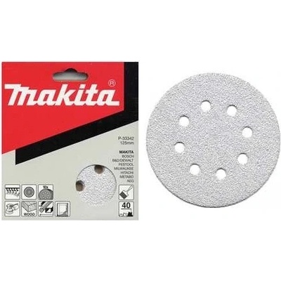 Makita P-33392 brusný papír 125mm K180, 10ks