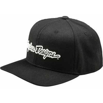 TROY LEE DESIGNS CURVED SNAPBACK SIGNATURE BLACK