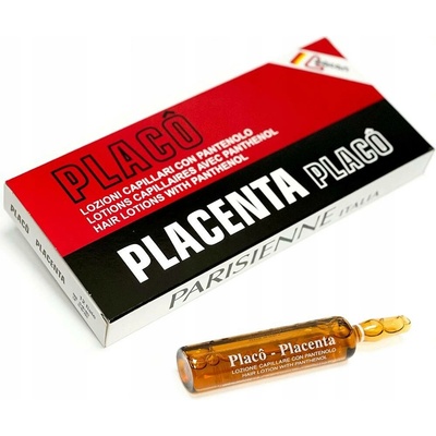 Parisienne Placó Placenta placentové ampule pro intenzivní regeneraci 12 x 10 ml