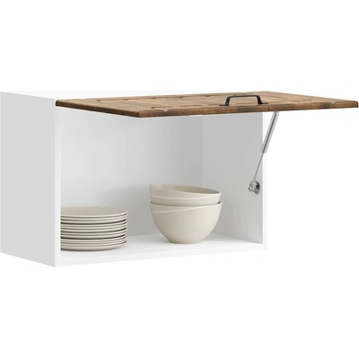 vidaXL Кухненски стенен шкаф Lucca, опушен дъб, инженерно дърво (853842)