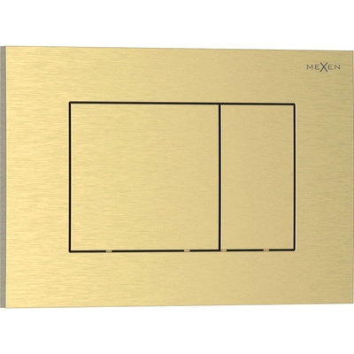 Mexen Tex 02 бутон за измиване, четкано злато - 6102-11 (6102-11)