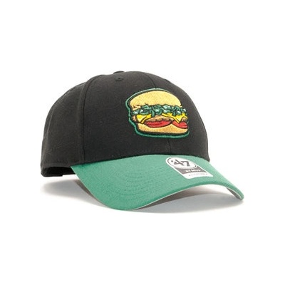 47 Brand Albuquerque Isotopes Two Tone MVP Black/Green Snapback Černá vícebarevné Šedá