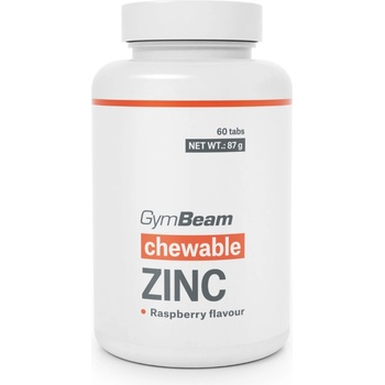 GymBeam Дъвчащи цинкови таблетки малина
