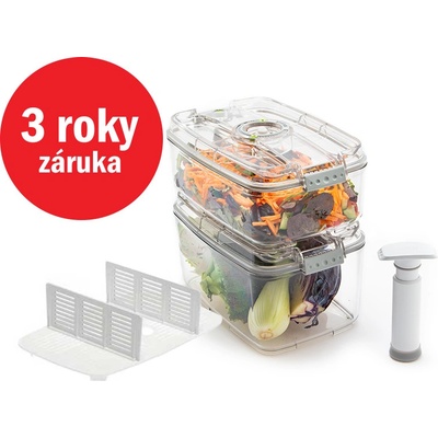 STATUS Full Tritan 3dielny set veľkých vákuových dóz 158567