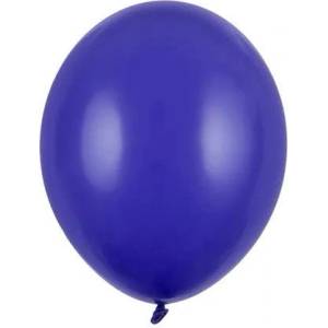 Party Deco Латексов Балон Пастел, Кралско Синьо - 23 см (sb10p-074r)